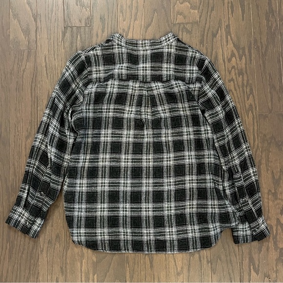 Madewell Plaid Terrace Lace-Up Top - Picture 3 of 4